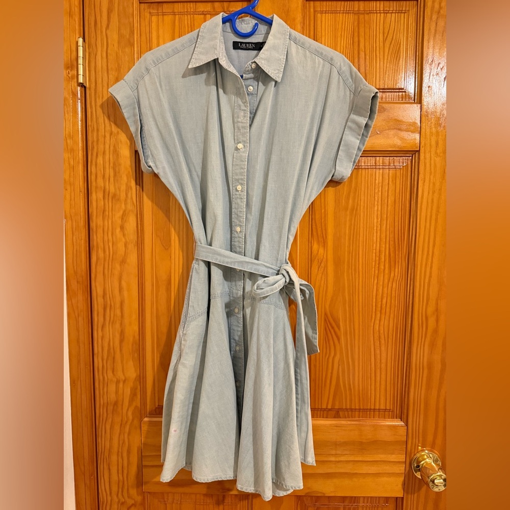 Ralph Lauren fit and flare shirt dress